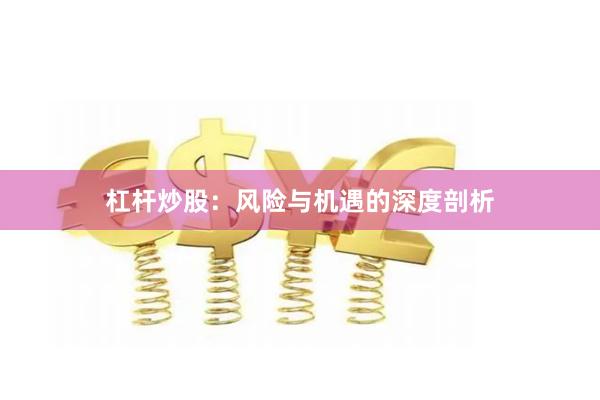 杠杆炒股:风险与机遇的深度剖析